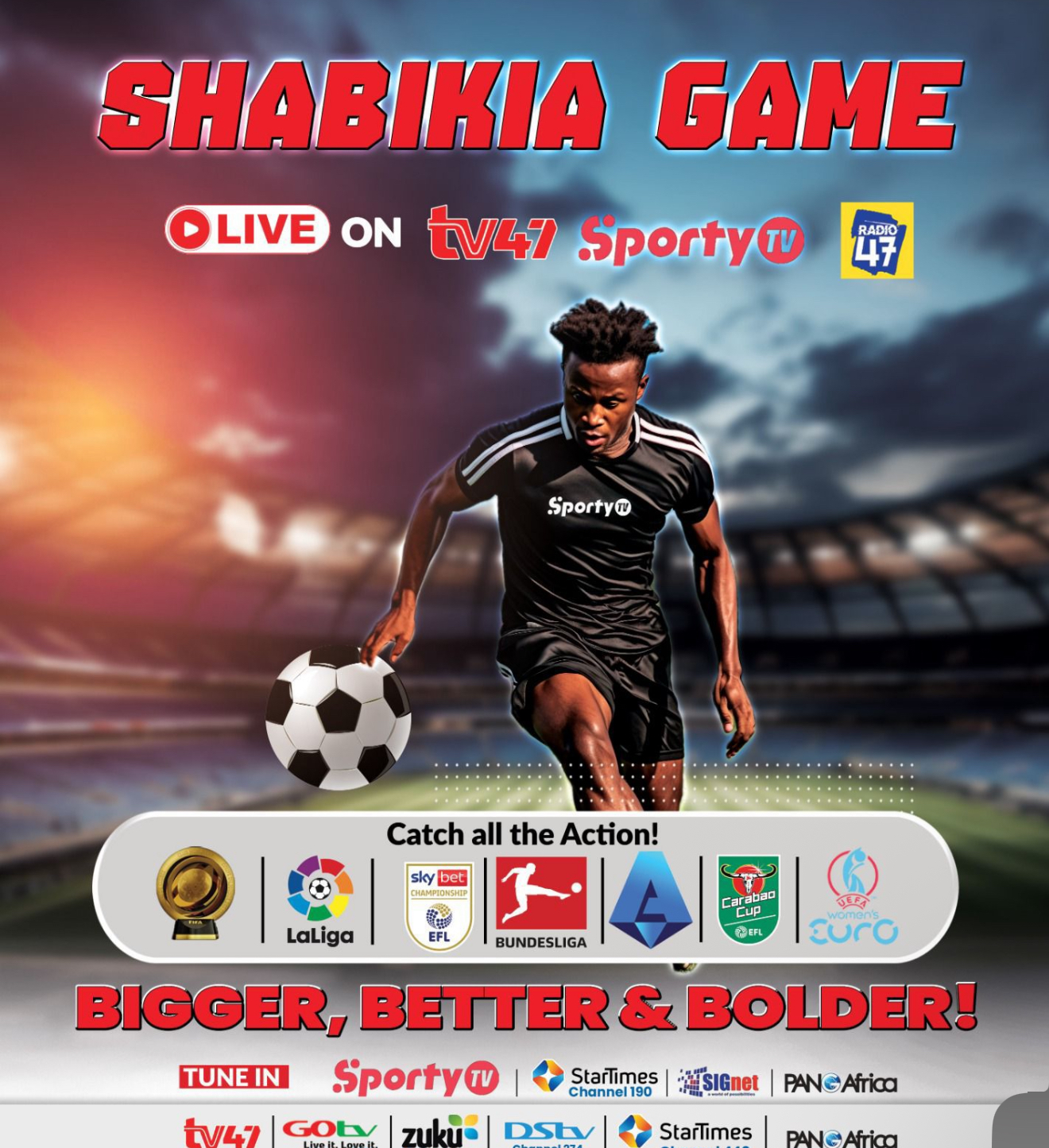 TV47 and SportyTV Disrupt Kenyan Market with Free European Football Broadcasts